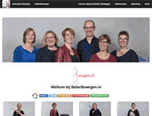 Tablet Screenshot of beterbewegen.nl